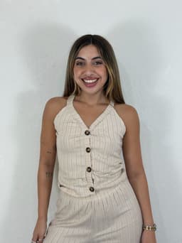 Conjunto de palazo y top - imagen