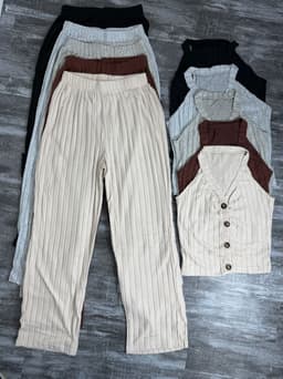 Conjunto de palazo y top - imagen