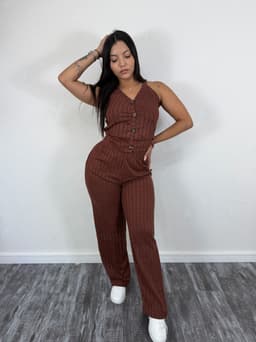Conjunto de palazo y top - imagen