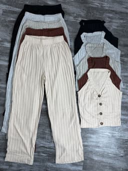 Conjunto de palazo y top - imagen