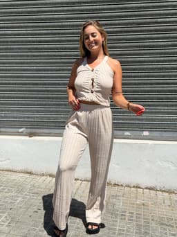 Conjunto de palazo y top - imagen