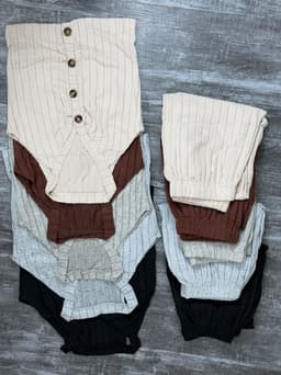 Conjunto de palazo y top por MAYOR( $ 450 c/u Pack de 6 unidades ) - imagen