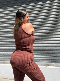 Conjunto de palazo y top por MAYOR( $ 450 c/u Pack de 6 unidades ) - imagen