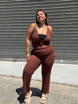 Conjunto de palazo y top por MAYOR( $ 450 c/u Pack de 6 unidades ) - imagen