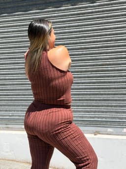 Conjunto de palazo y top por MAYOR( $ 450 c/u Pack de 6 unidades ) - imagen