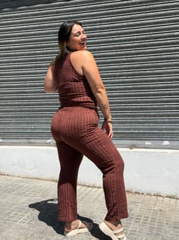 Conjunto de palazo y top por MAYOR( $ 450 c/u Pack de 6 unidades ) - imagen