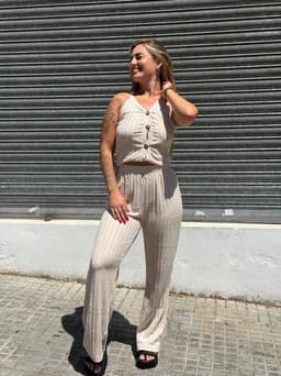 Conjunto de palazo y top por MAYOR( $ 450 c/u Pack de 6 unidades ) - imagen