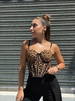 Corset animal print - imagen