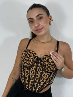 Corset animal print - imagen