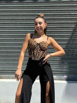 Corset animal print - imagen