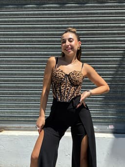 Corset animal print - imagen