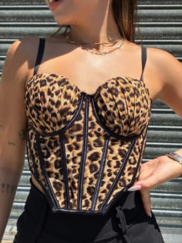 Corset animal print - imagen