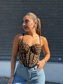 Corset animal print - imagen