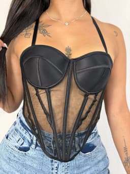 Corset Vera de encaje - imagen
