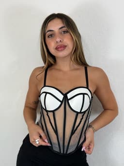 Corset Vera de encaje - imagen