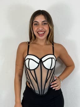 Corset Vera de encaje - imagen