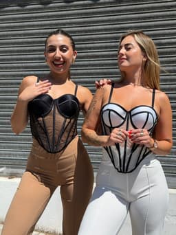 Corset Vera de encaje - imagen