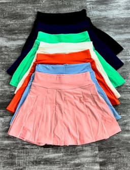Pollera short tableada deportiva - imagen