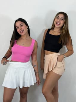 Pollera short deportiva por MAYOR ($490 c/un paquete de 6 unidades) - imagen