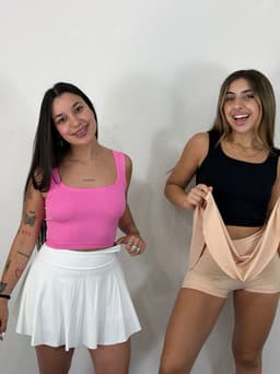 Pollera short deportiva por MAYOR ($490 c/un paquete de 6 unidades) - imagen