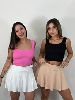 Pollera short deportiva por MAYOR ($490 c/un paquete de 6 unidades) - imagen