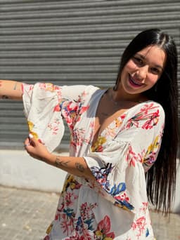 Enterito Estampado Camila - imagen