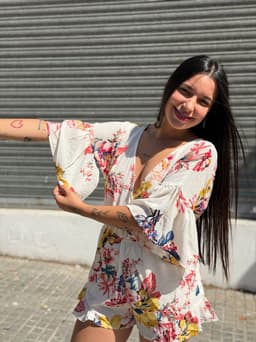 Enterito Estampado Camila - imagen