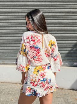 Enterito Estampado Camila - imagen