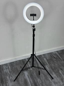Aro de luz con tripode