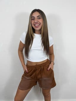 Short deportivo difuminado - imagen