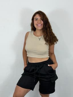 Short deportivo cargo - imagen