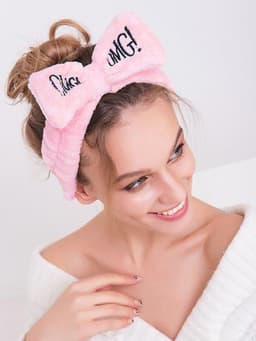 Vincha para maquillaje por MAYOR ($70 c/u paquete de 6 unidades)