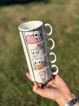 Set de tazas gatitos - imagen