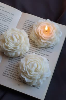 Vela para ambiente flor - imagen