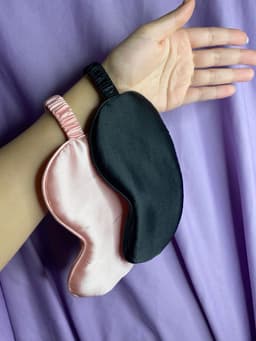 Antifaz de seda para dormir - imagen