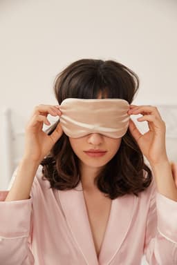 Antifaz de seda para dormir - imagen
