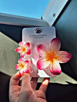 Set de 3 pinzas de flor
