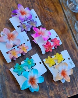 Set de 3 pinzas de flor - imagen