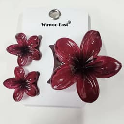 Set de 3 pinzas de flor