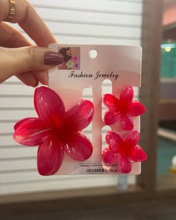 Set de 3 pinzas de flor - imagen