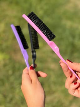 Cepillo pulidor para peinados  por MAYOR ($30 c/u paquete de 6 unidades) - imagen