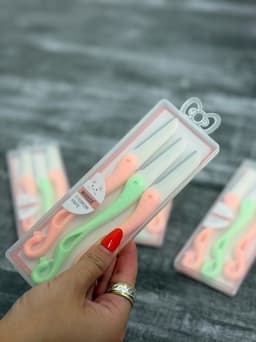 set de 3 perfiladores de cejas por mayor  ( Pack de 6 set de 3 a $ 45c/u ) - imagen