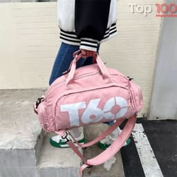 Bolso deportivo Vibe por MAYOR ($450 c/u paquete de 6 unidades en color rosa)