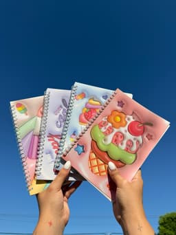 Cuaderno 3D por MAYOR ($50 c/u paquete de 6 unidades)