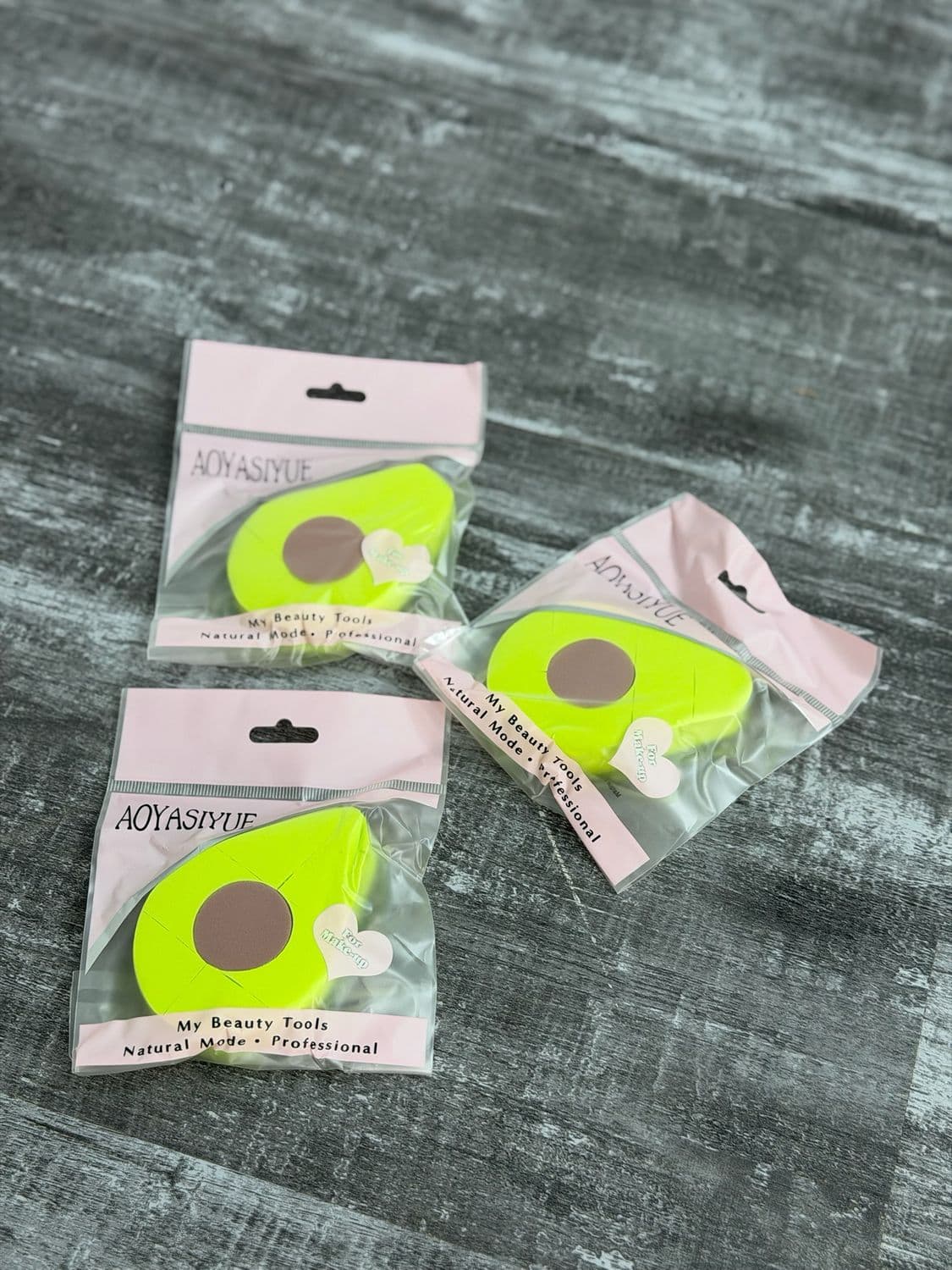 Esponja de maquillaje por MAYOR ($30 c/u paquete de 6 unidades)