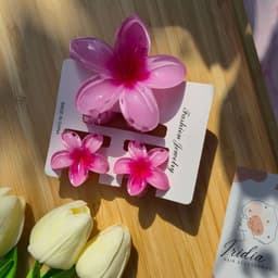 Set de 3 pinzas de flor - imagen