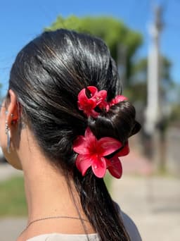 Set de 3 pinzas de flor - imagen