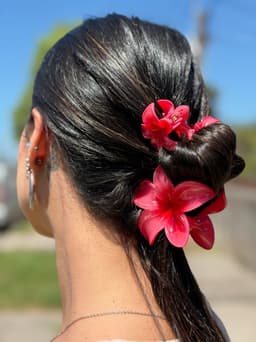 Set de 3 pinzas de flor - imagen