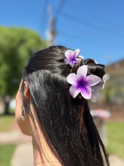 Set de 3 pinzas de flor - imagen