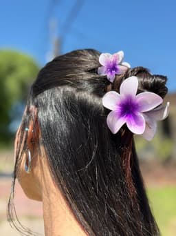 Set de 3 pinzas de flor - imagen